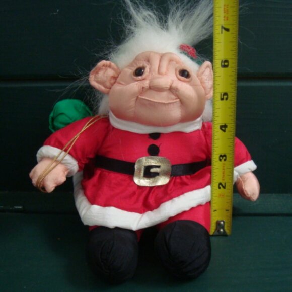 Vintage Norfin Santa Troll ParaChutes International Silver Co Rare Plush - Picture 7 of 7